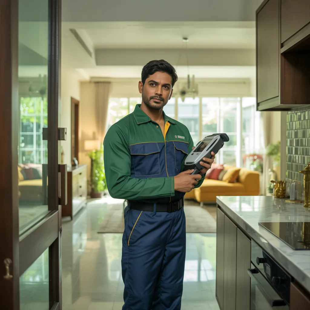 Modern residential home for residential pest control services