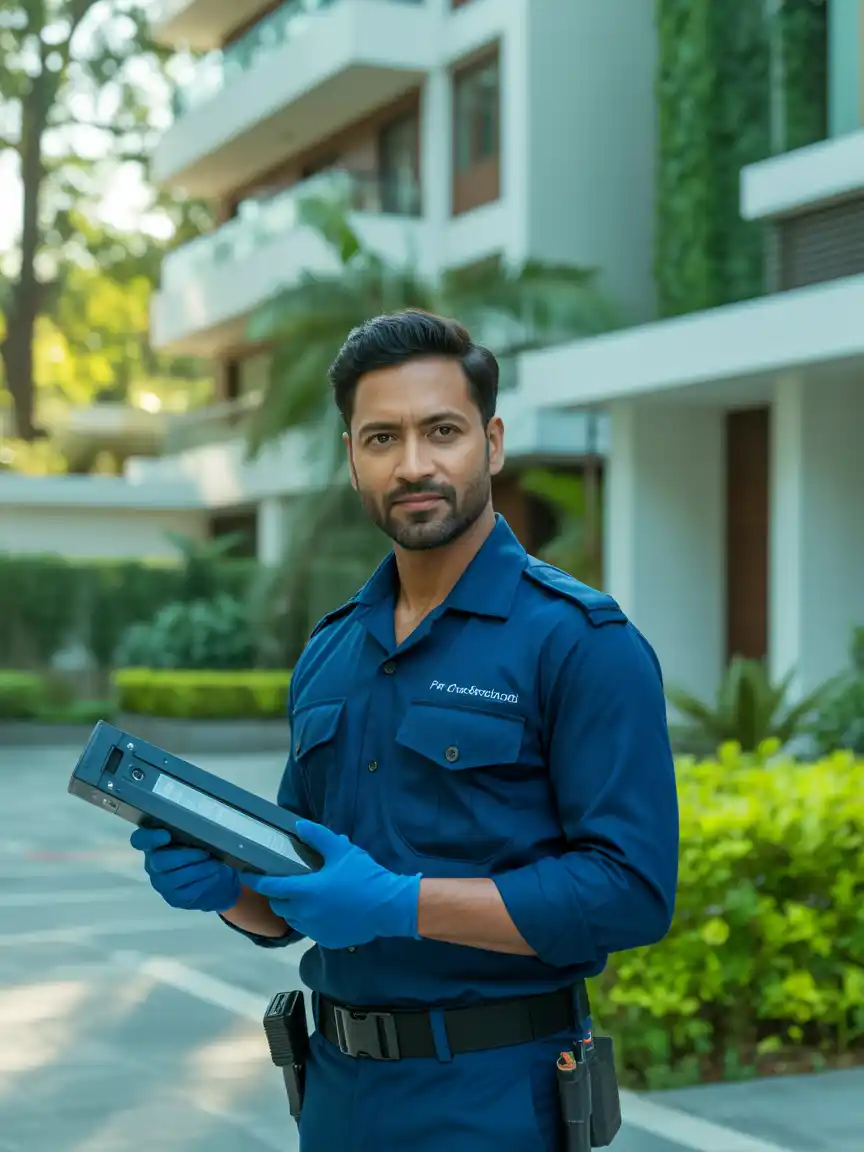 Professional pest control property inspection