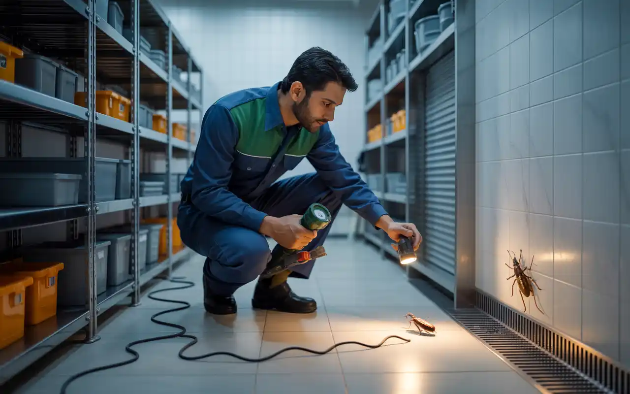 Commercial office environment for pest management